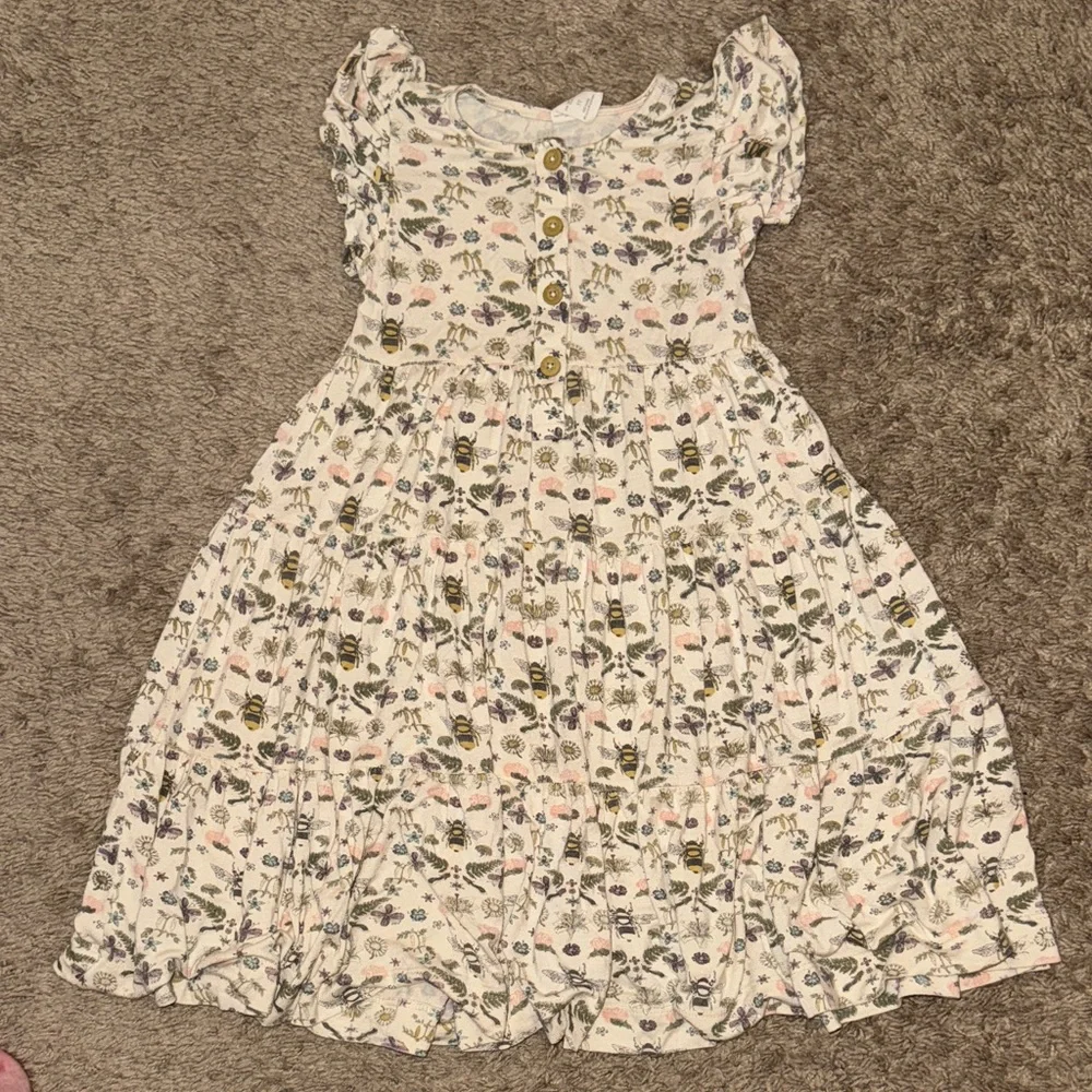 Kate Quinn Ruffle Sleeve Prairie Dress - Litho Bee - Picture 1 of 3